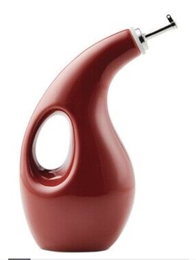 NWT Rachel Ray Evoo Ceramic Dispensing Bottle, 24 Ounce, Orange